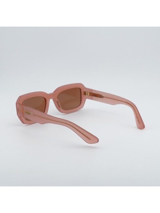 Calvin Klein CK24511S 835 Women Sunglasses Peach Rectangle Frame, Brown Lenses main image 7